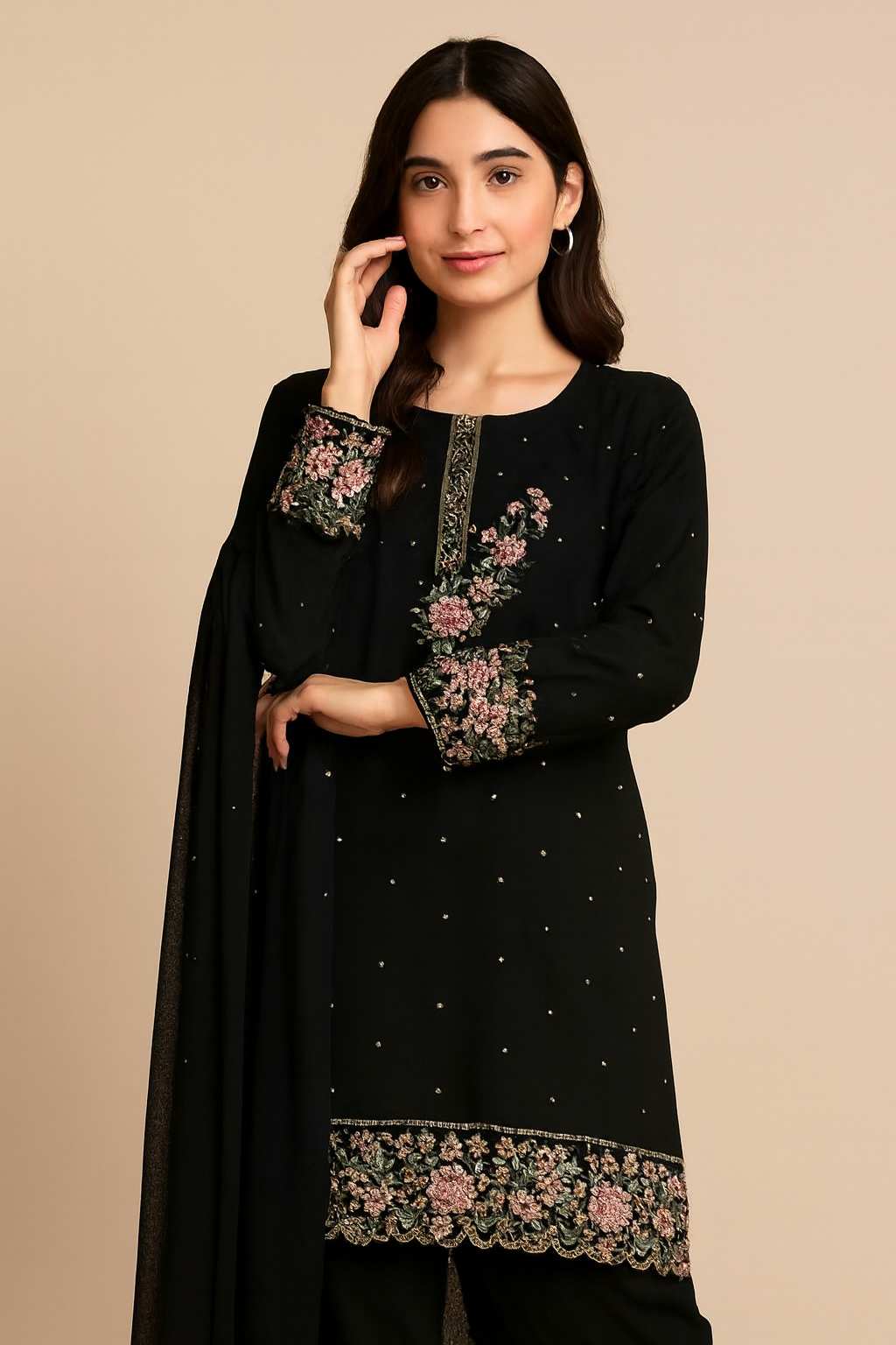 Glass organza fabric.