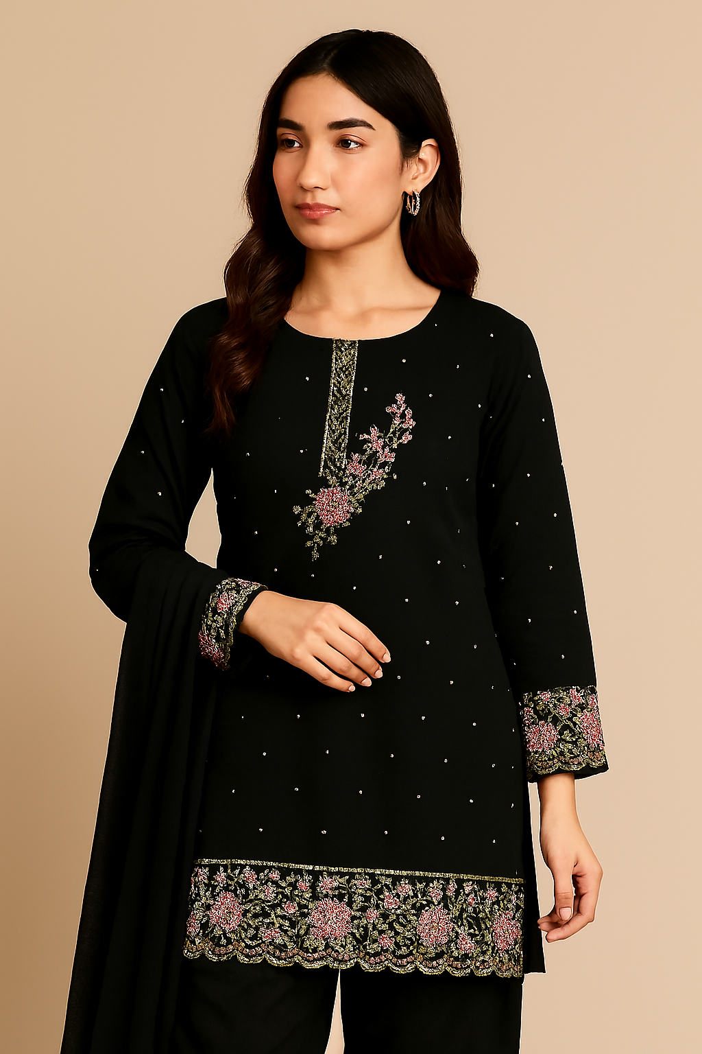 Glass organza fabric.