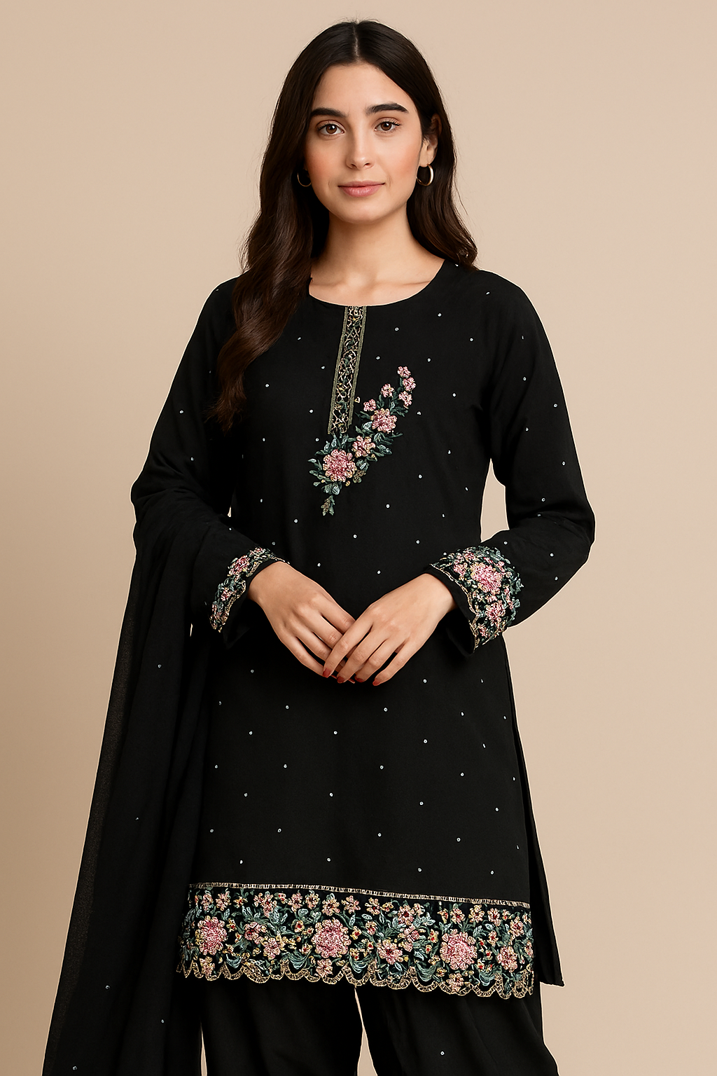 Glass organza fabric.